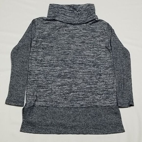 Gap Sweater Women's Size XS Over Sized Turtleneck Long Sleeves Dark Blue Grey - Picture 2 of 5